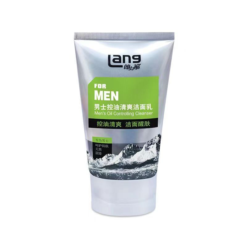 朗力福男士控油清爽洁面乳100g