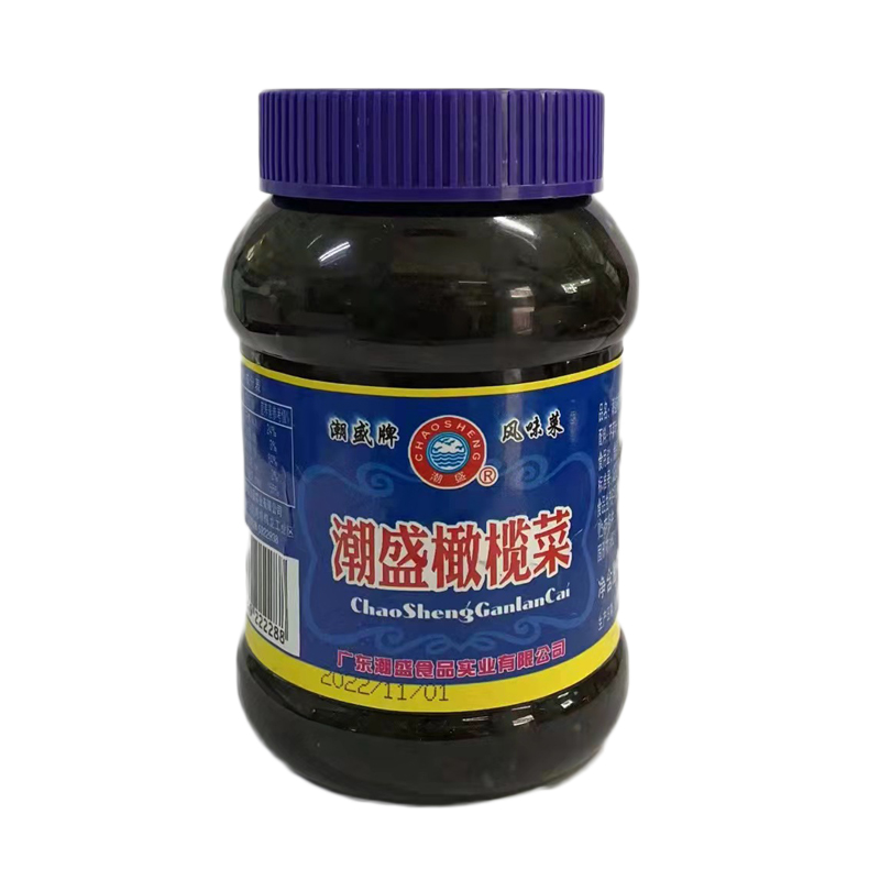 潮盛橄榄菜(塑瓶)450g