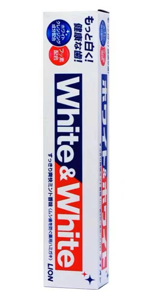 狮王WHITE&WHITE美白牙膏150g
