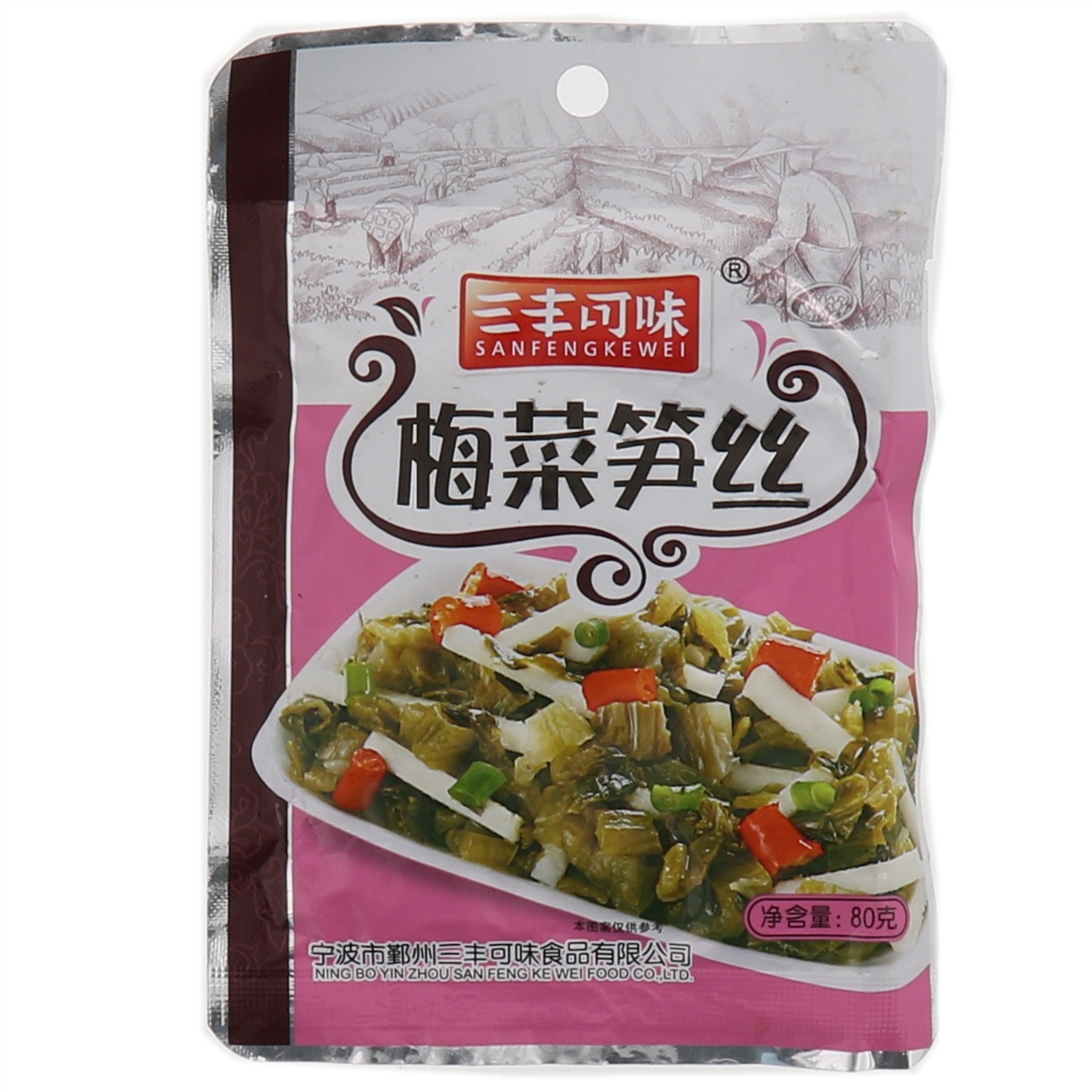 三丰可味梅菜笋丝80g