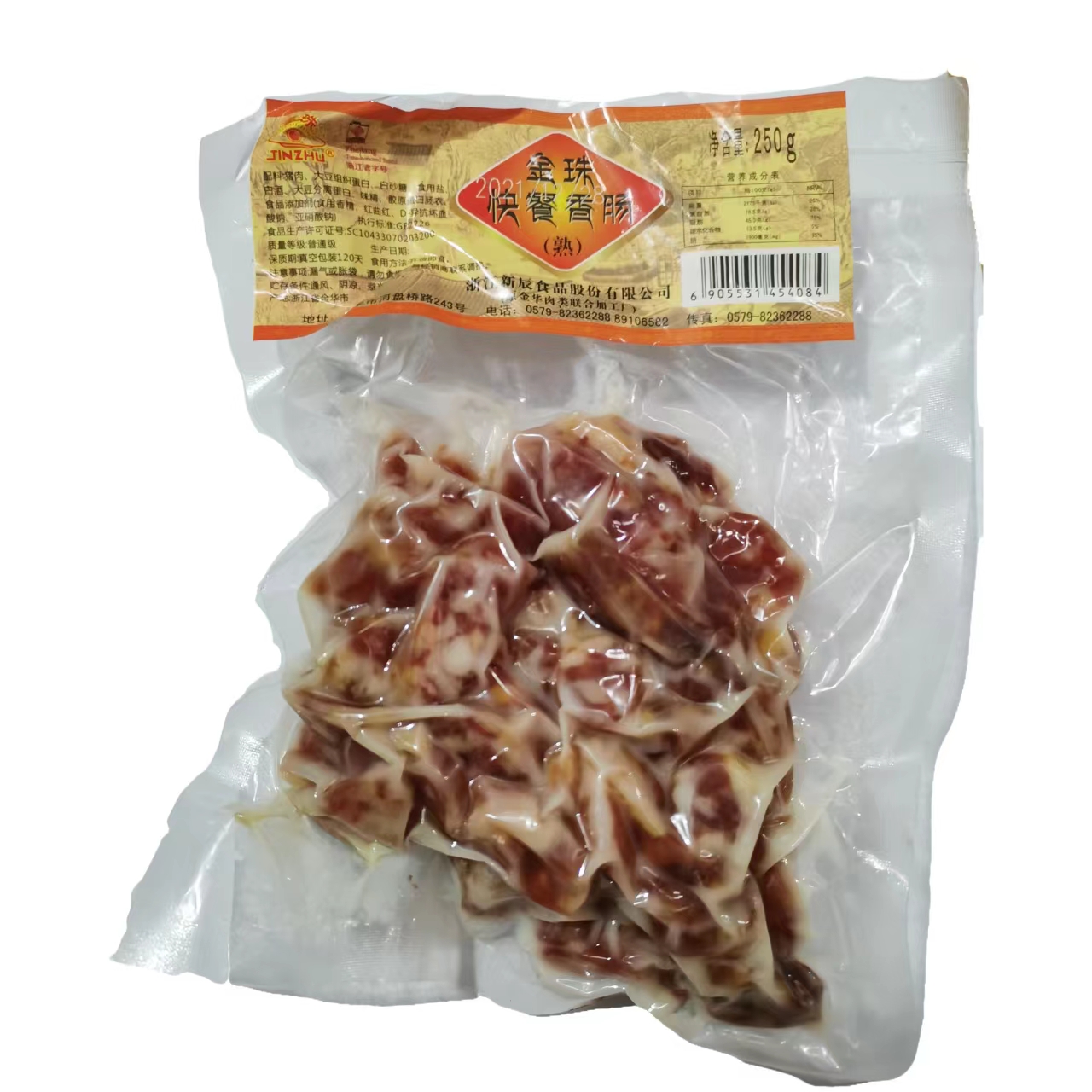 金珠快餐香肠250g