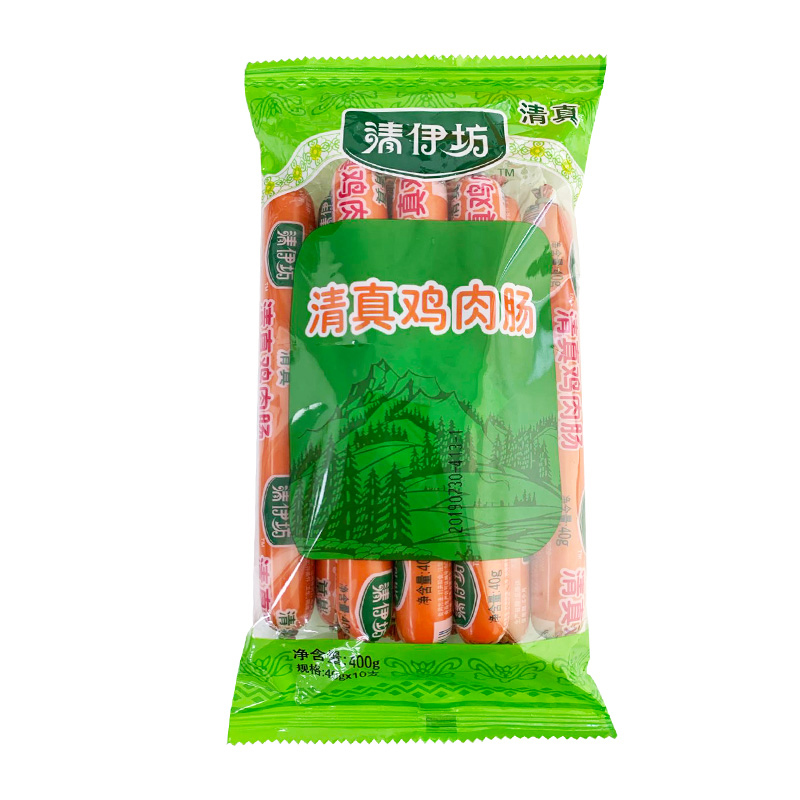 清伊坊清真鸡肉肠40g*10