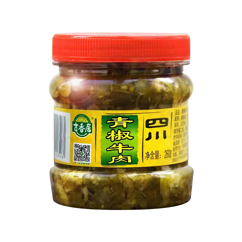 吉香居青椒牛肉260g（塑瓶）