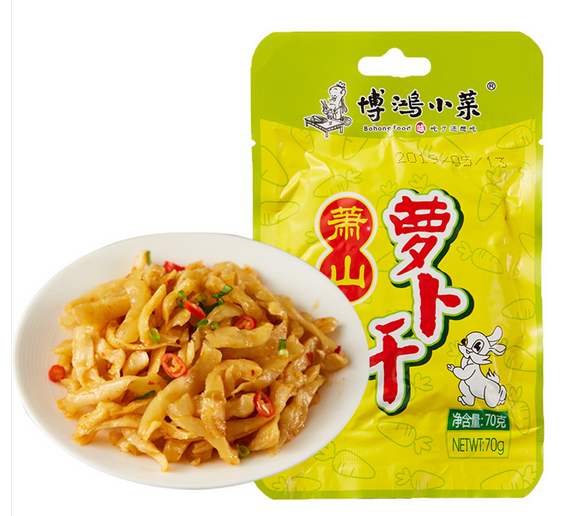 博鸿萧山风味萝卜干70g