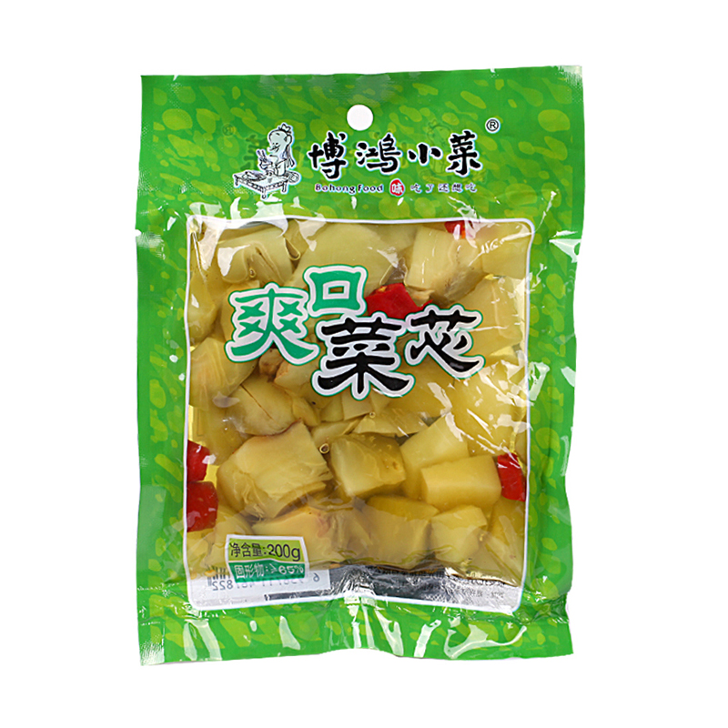 博鸿爽口菜芯200g