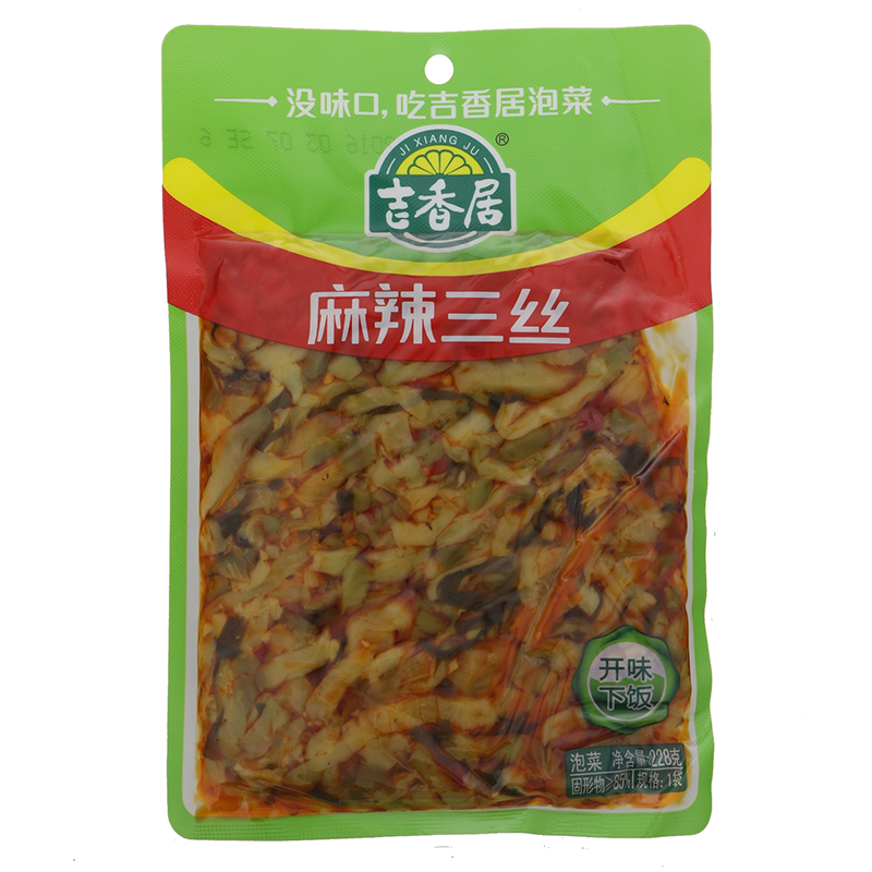 吉香居麻辣三丝228g