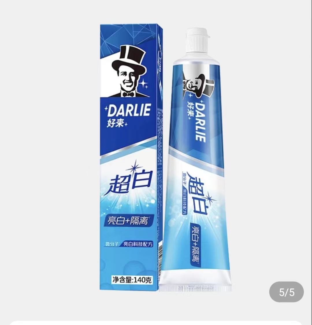 好来超白天然薄荷牙膏140g