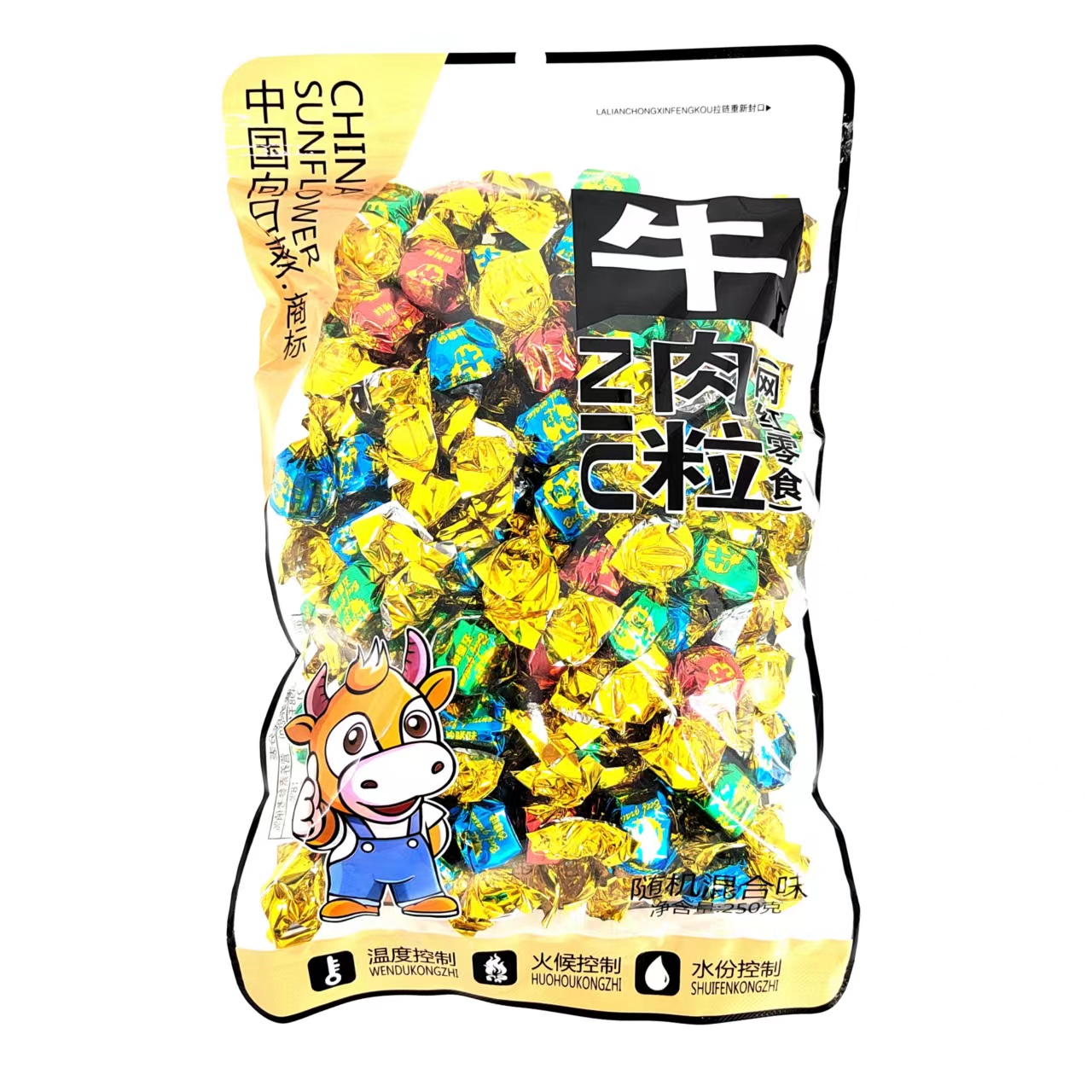 网红牛肉粒随机混合味250g