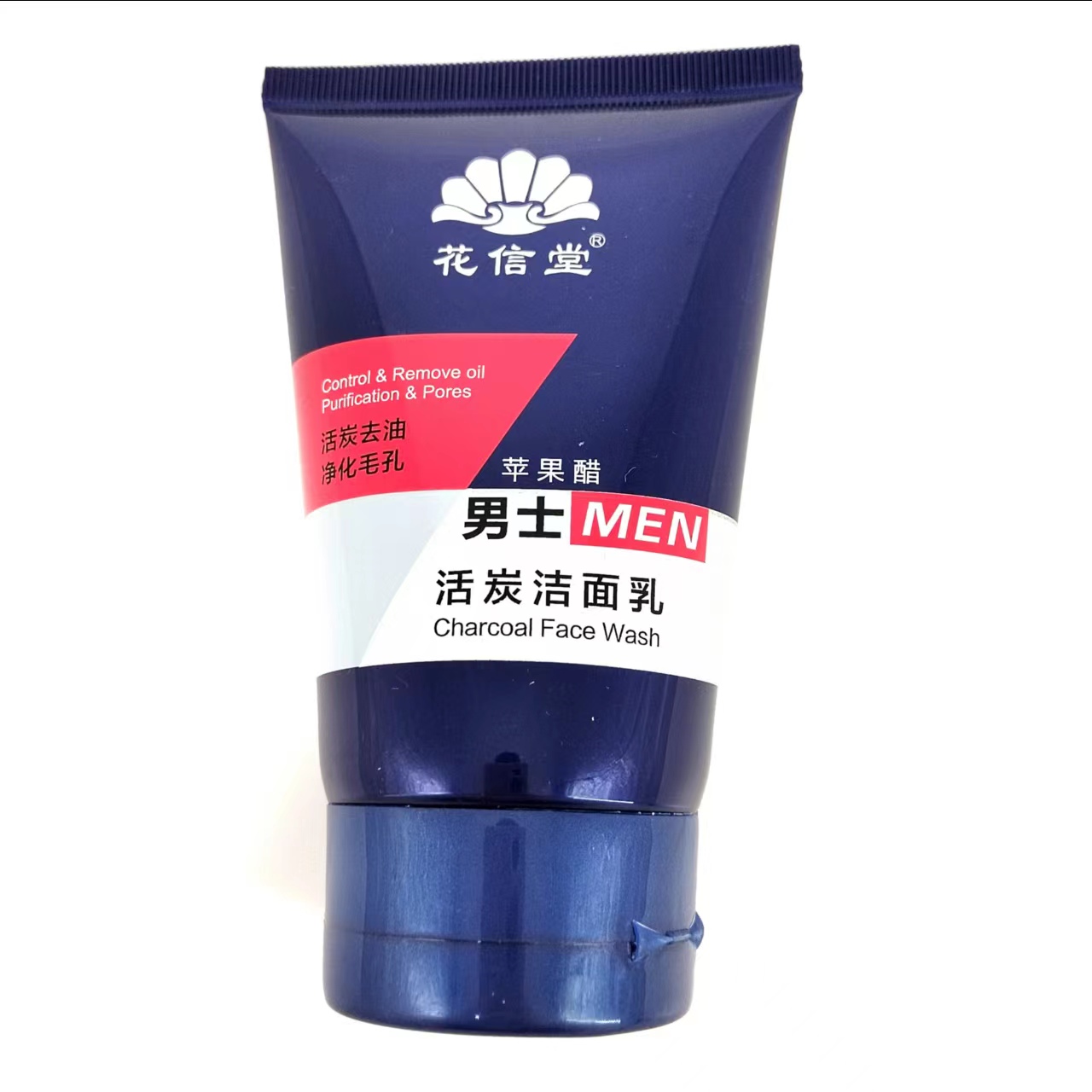 花信堂苹果醋男士活炭洁面乳120g