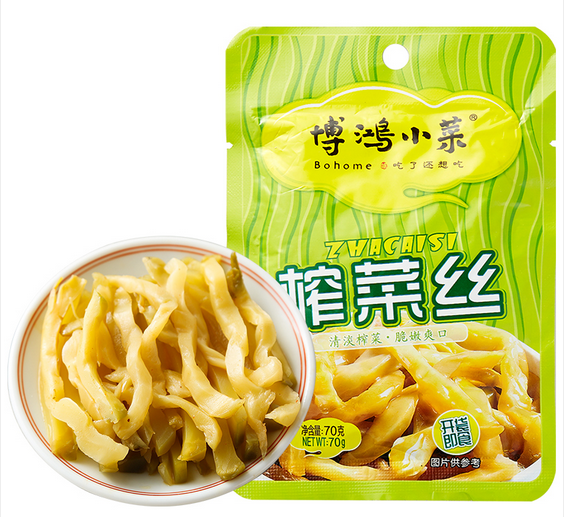 博鸿榨菜丝70g