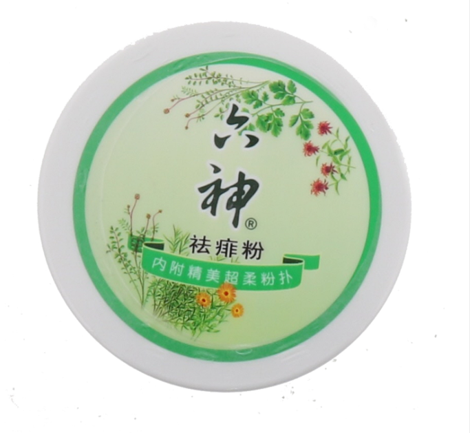 六神祛痱粉150g