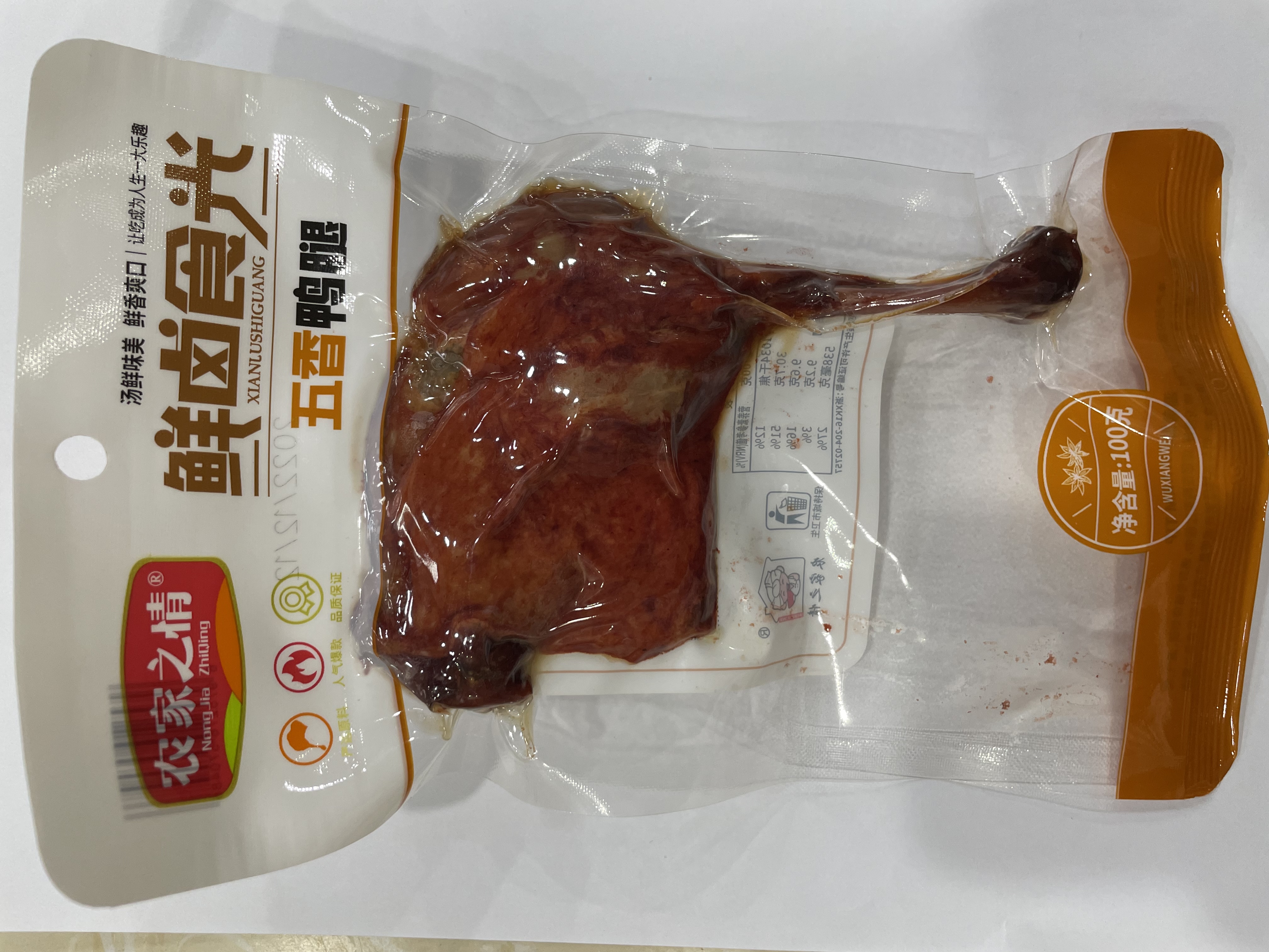 农家之情五香鸭腿100g