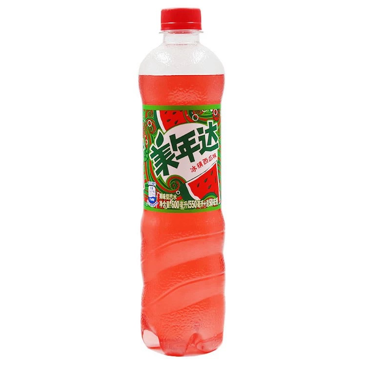 美年达冰镇西瓜味600ml