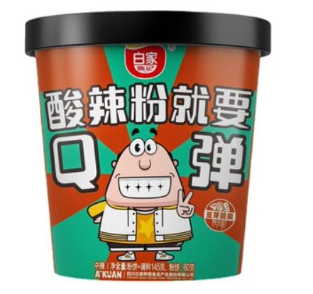 白家陈记大BOSS酸辣粉杯装145g