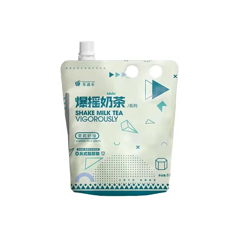 果遇茶爆摇茉莉奶绿奶茶53g