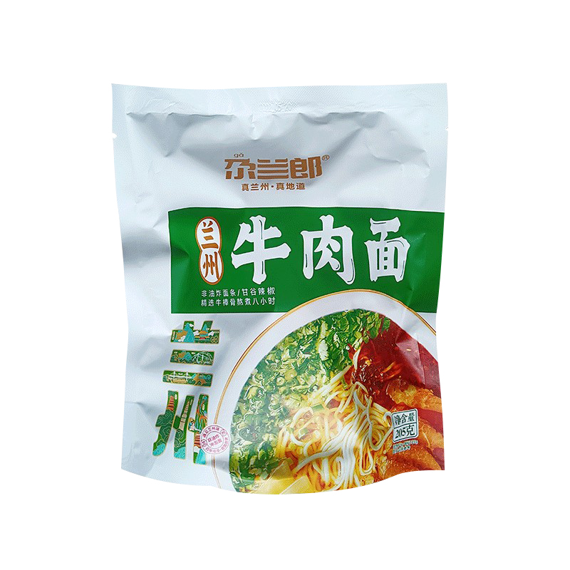 尕兰郎正宗兰州大块牛肉拉面袋205g