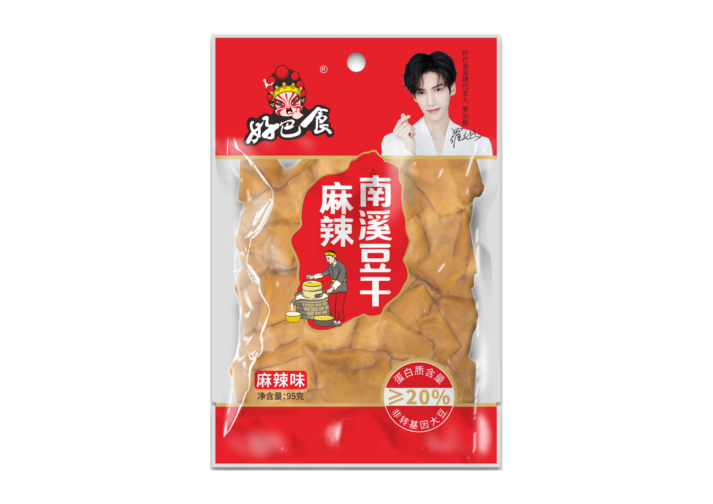 好巴食南溪豆干麻辣味95g