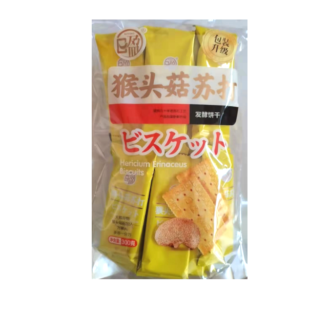 日盈猴菇苏打饼干300g