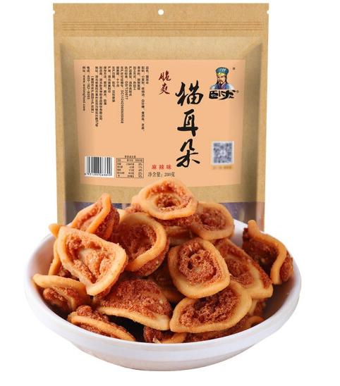 卧龙麻辣味猫耳朵280g