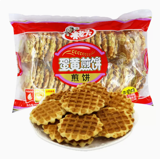 米老头牛奶味蛋黄煎饼300g