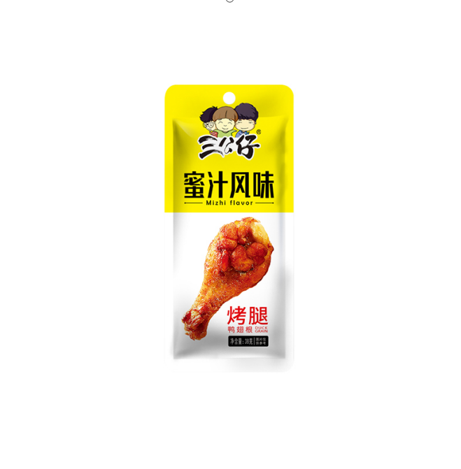 三公仔鸭翅根蜜汁味38g