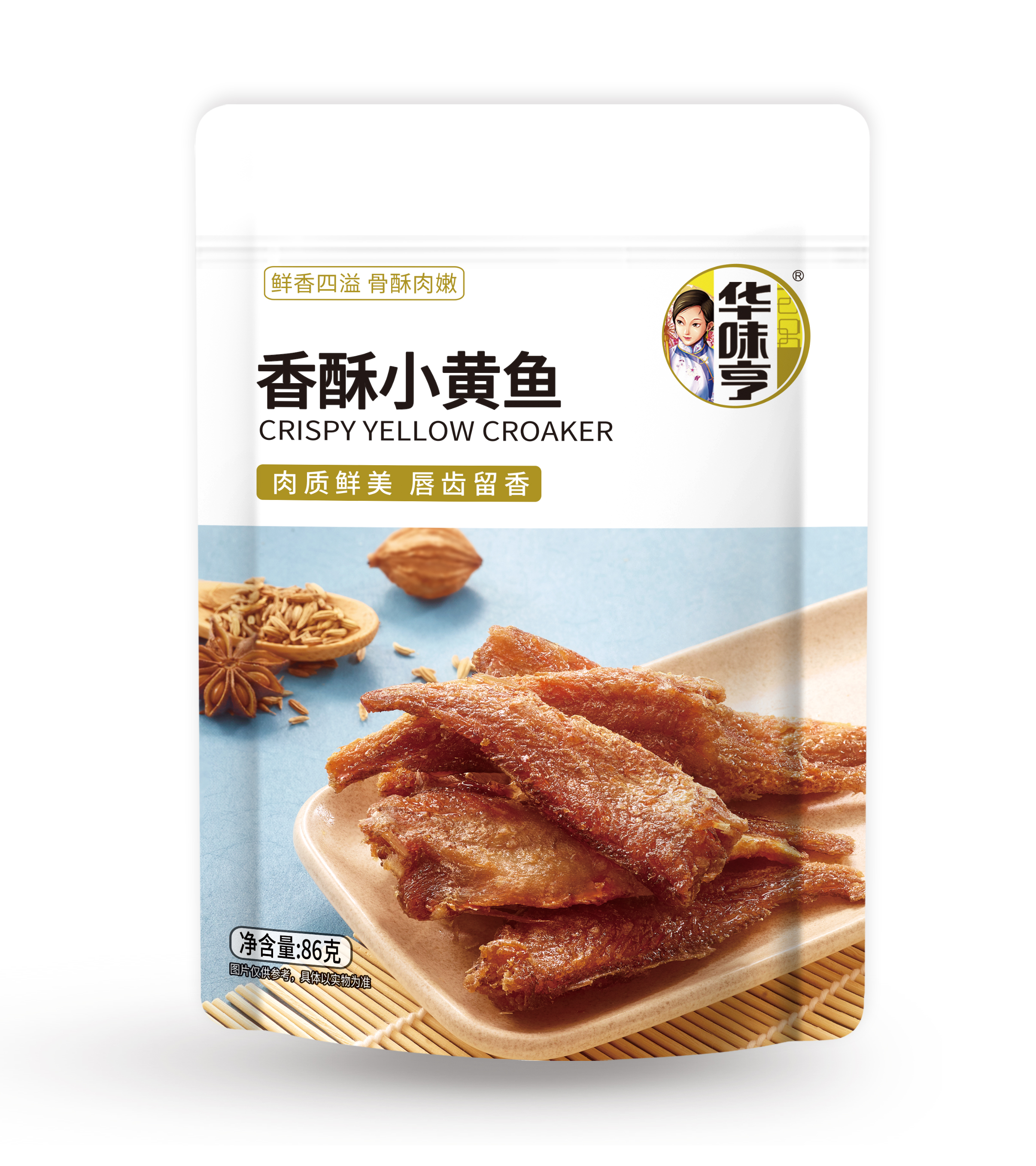 华味亨香酥小黄鱼86g
