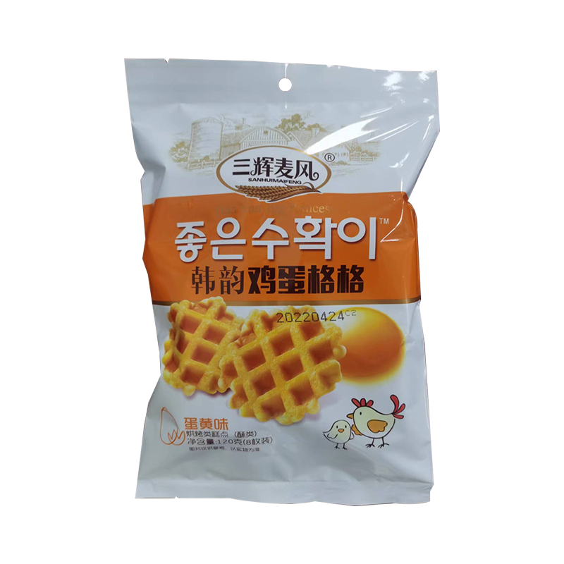 三辉鸡蛋格格蛋黄味120g