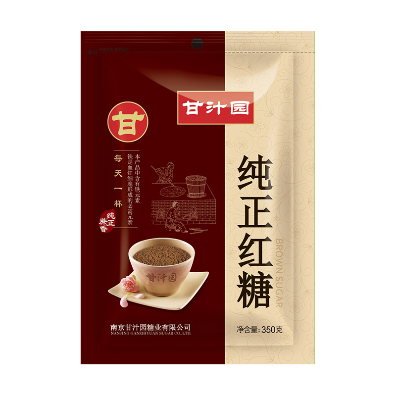 甘汁园纯正红糖350g