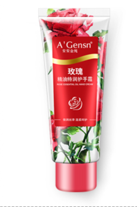 安安金纯玫瑰精油特润护手霜60g