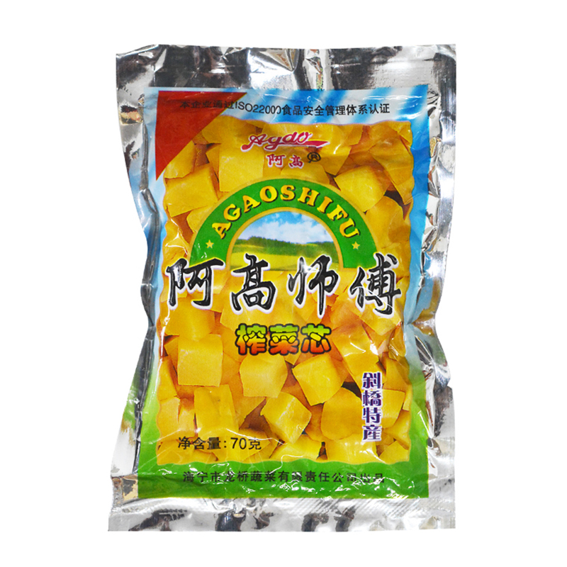 阿高师傅榨菜芯70g