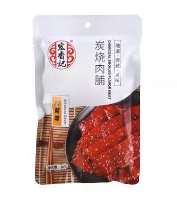 宏香记 炭烧肉脯（XO酱味）58g