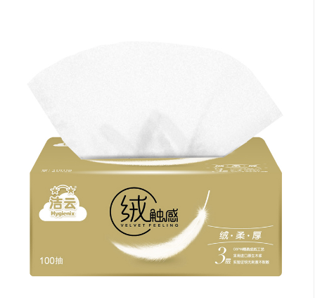 洁云纸面巾100抽*8包