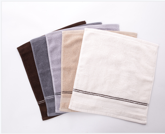 金号素缎面巾 2条装