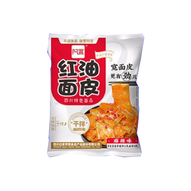白家阿宽红油面皮麻辣味袋装110g