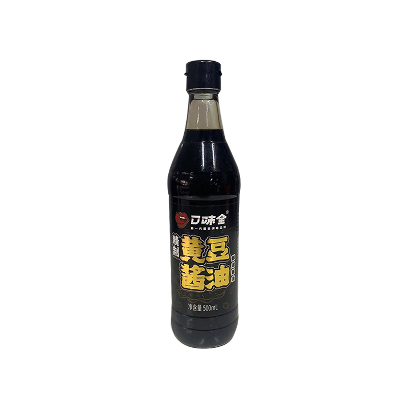 口味全黄豆酱油生抽(塑瓶)500ml