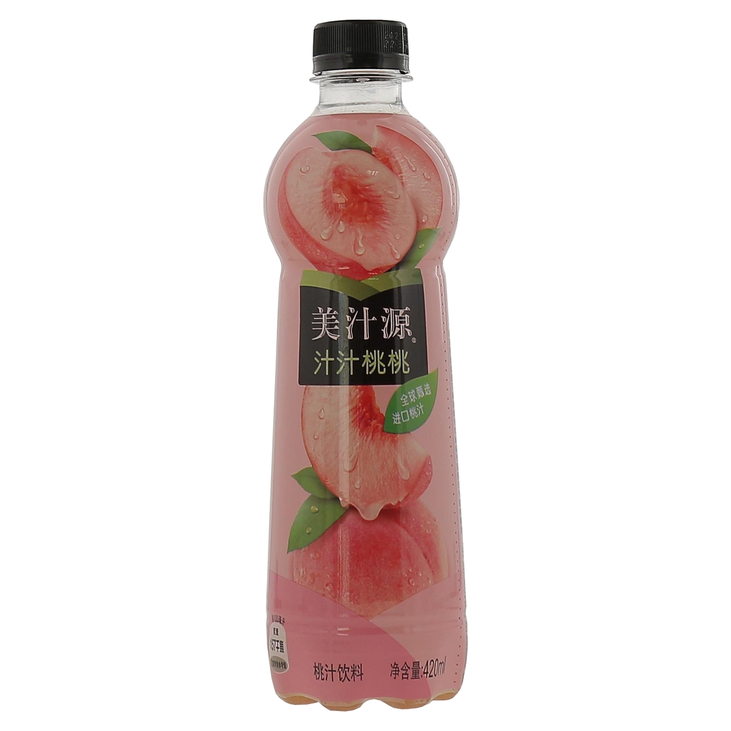 美汁源汁汁桃桃420ml