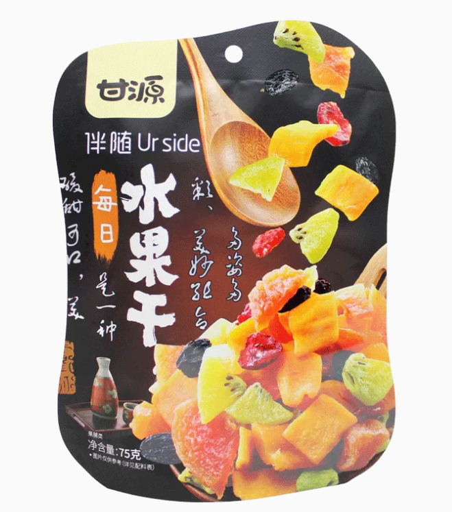 甘源每日水果干袋75g