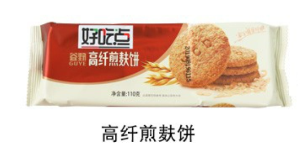 达利110g好吃点高纤煎麸饼110g