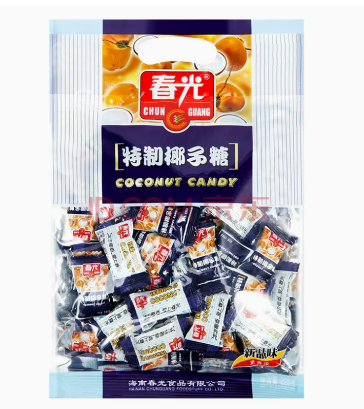 春光特制椰子糖228g
