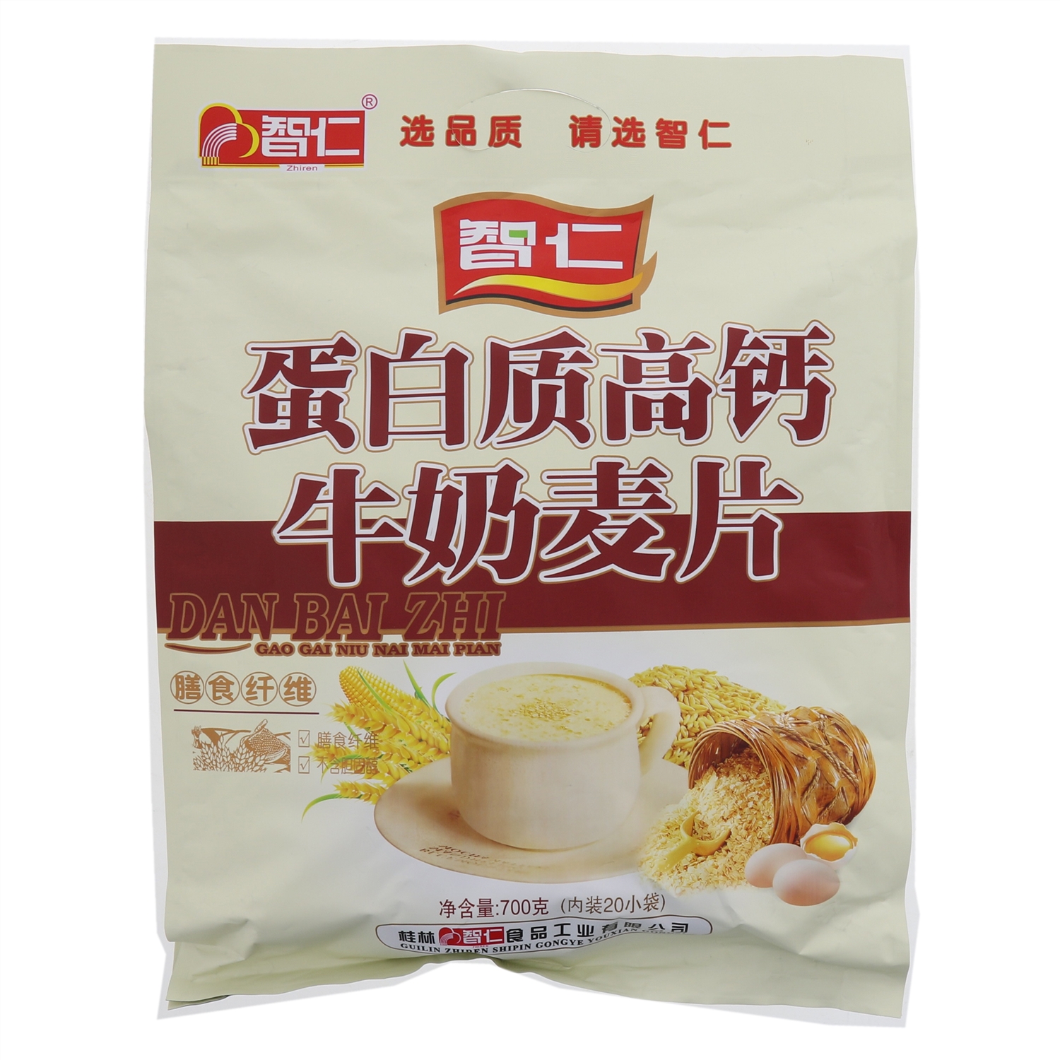智仁蛋白质高钙燕麦片700g