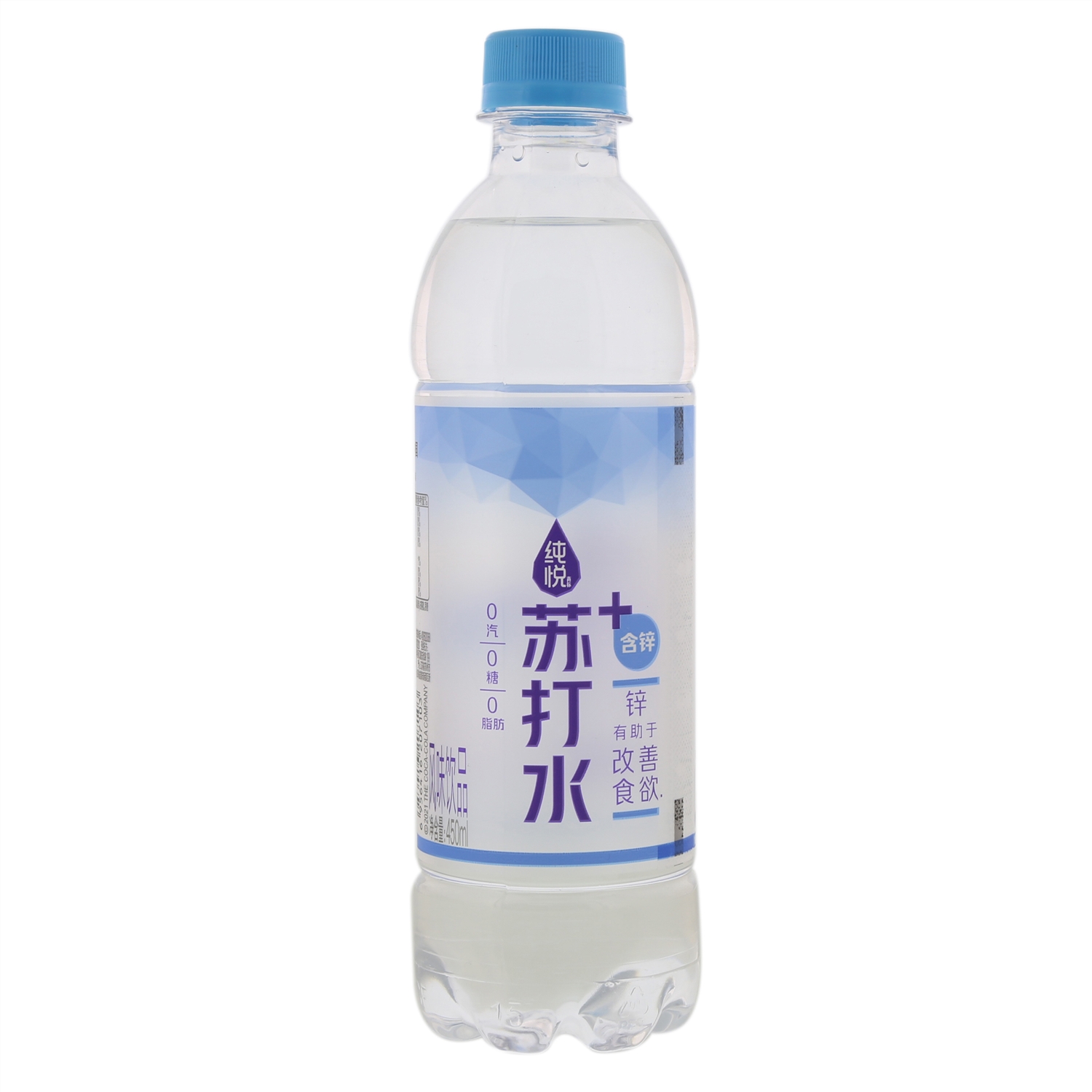 纯悦加锌苏打水风味饮品450ml