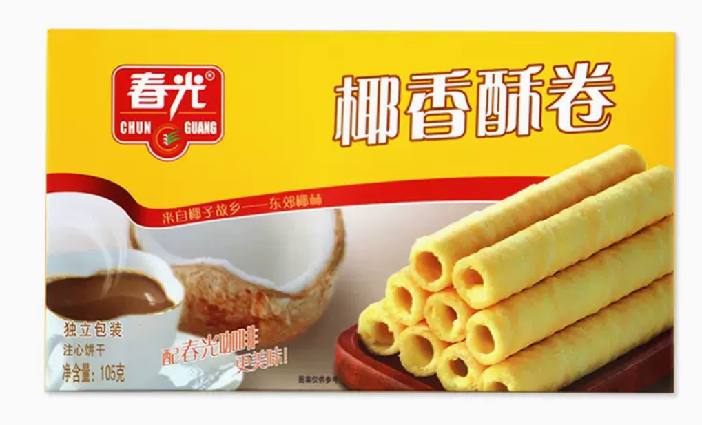 春光椰香酥卷105g