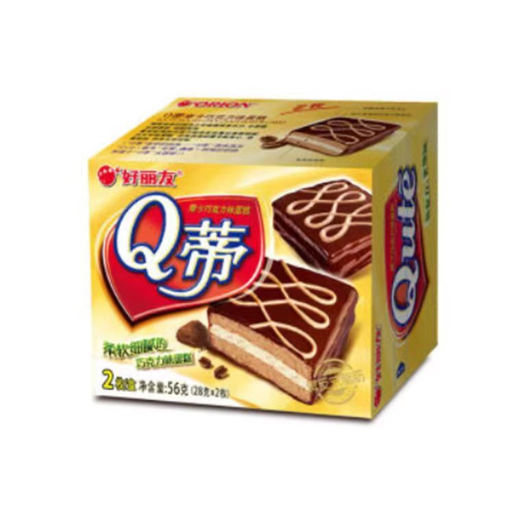 好丽友2pq摩卡巧克力派28gx2