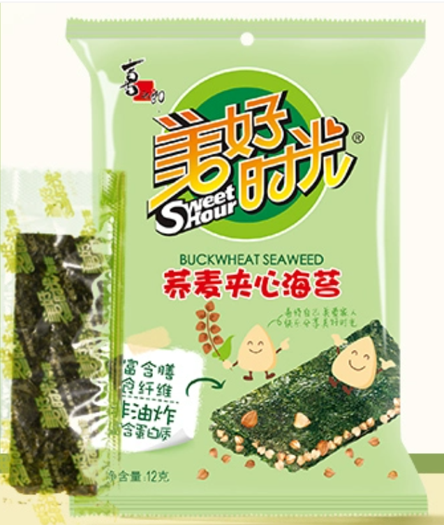 喜之郎海苔荞麦夹心12g