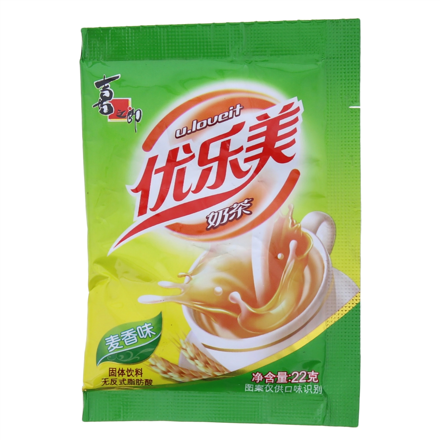 喜之郎优乐美麦香味连包奶茶22g