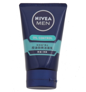妮维雅男士控油劲爽洁面乳100g