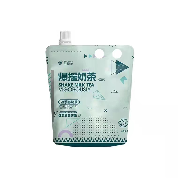 果遇茶爆摇四季青奶茶53g