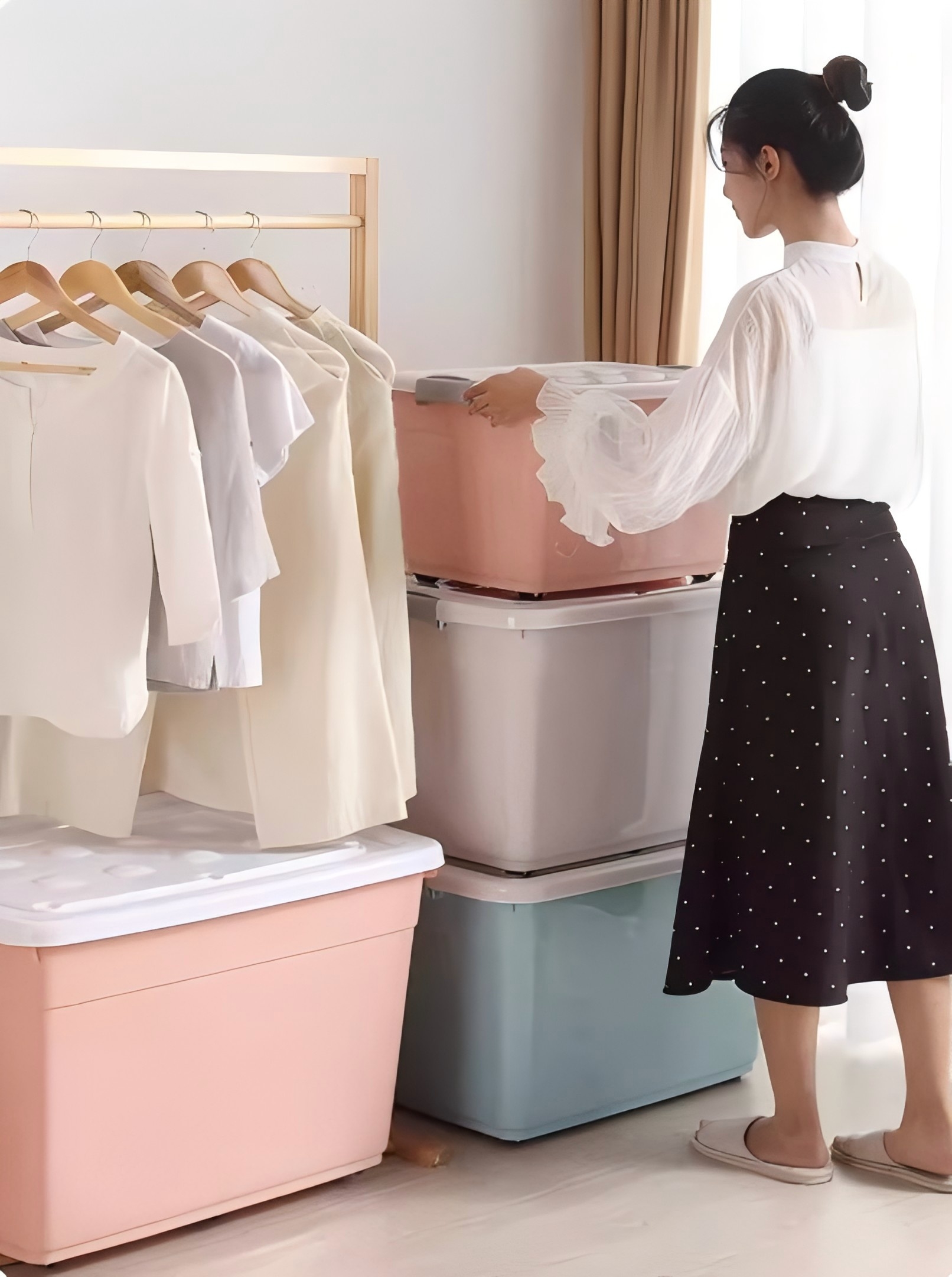 好居乐塑料收纳箱加厚特大号280L 80*60*46cm