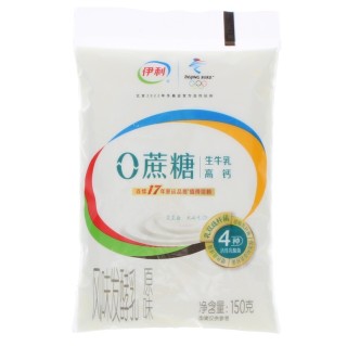 150g伊利0蔗糖高钙原味风味发酵乳