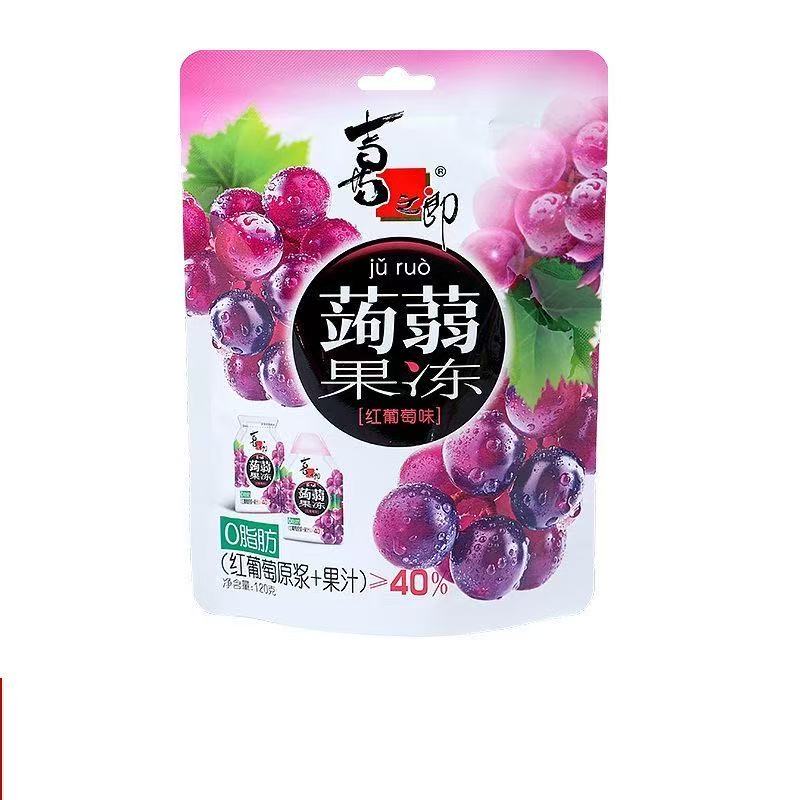 喜之郎蒟蒻果冻红葡萄味120g